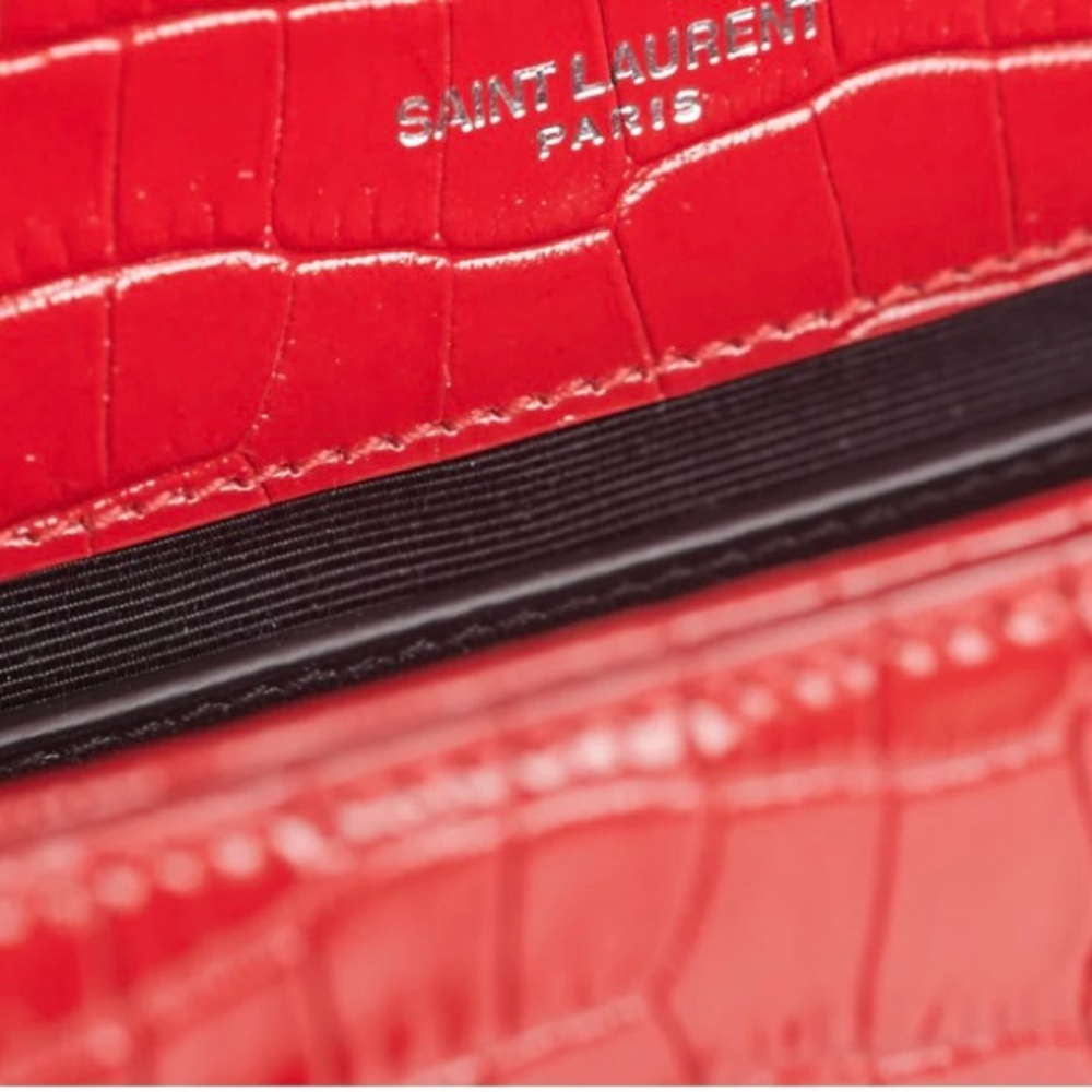 YSL Medium Kate Chain Bag in Crocodile Leather - Picture 17 of 17